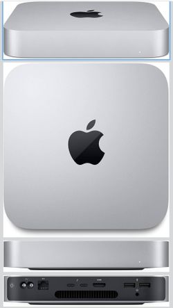 2020 Apple Mac Mini with Apple M1 Chip (8GB RAM, 512GB SSD Storage) - Silver 
