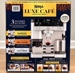 NEW Ninja Luxe Café Signature 3-in-1 Espresso Machine