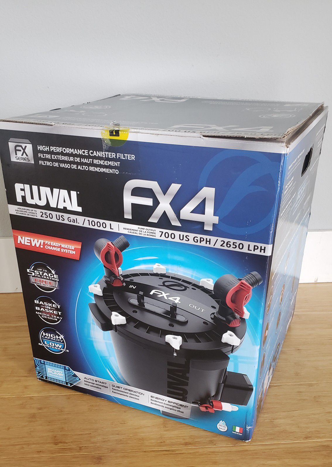 Fluval FX4 aquarium filter NIB