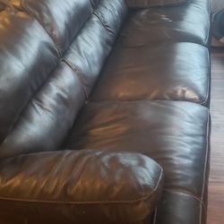 Leather Couch 