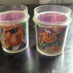 vintage 1990 Insulated  Plastic Tumbler Cup.