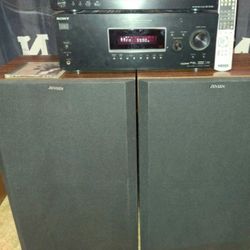 Receiver and 12 in. Speakers ,Blu-ray Player