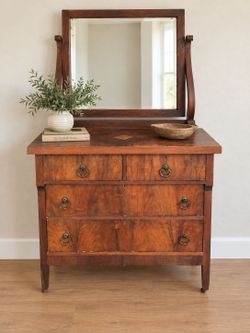 Antique dresser with mirror