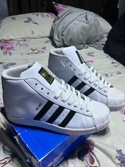 Adidas Pro Model High-Top Sneakers and jacket