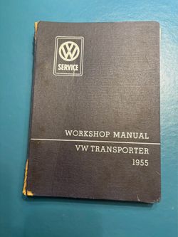 Original VW Factory 1955 Transporter Workshop Manual