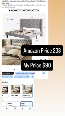 King Sized Bed-frame