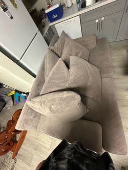 Feather couch.
