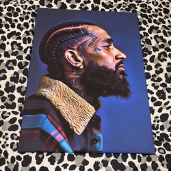 Nipsey Hussle canvas poster