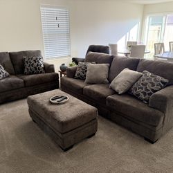 New Sofa, Love Seat And Ottoman (1 Month Old )