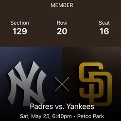 Yankees Vs Padres May 25