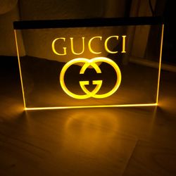 LED NEON GOLD LIGHT SIGN 8x12