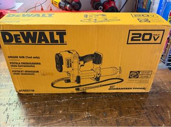 Dewalt grease gun