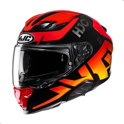 HJC F71 Bard Full Face Motorcycle Helmet with HJ-38 Pin-lock Shield (MC1, X-Large)