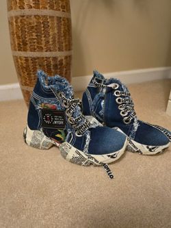 Star Blue Moon Women's Denim Boots