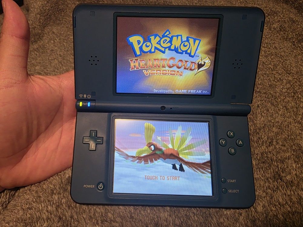 Nintendo DSI XL Blue Custom Cfw Video Game Console