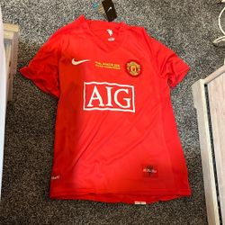 2008 Ronaldo man united jersey 