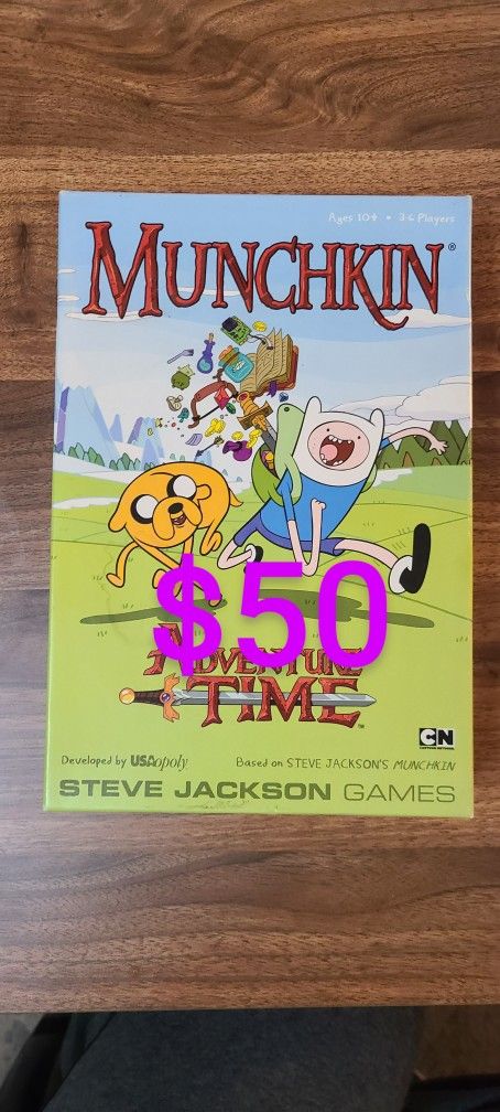 Munchkin Adventure Time Theme Board Game