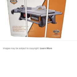 RIDGID 6.5 Tile  Saw ! $170 Brand New …..