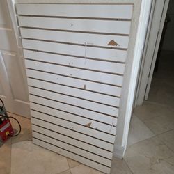 2 Pieces Slatwall 30x48 Banged Up But Usable $20 For Both