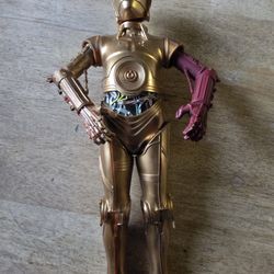 2015 C-3PO Red Arm HASBRO Star Wars The Force Awakens 11" action Figure Toy