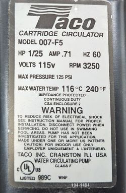 Cartridge Circulatior 