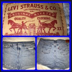 Women’s brand new Levi’s 501s shorts
