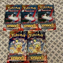 Surging Sparks Individual Packs Brand New Sealed 