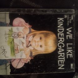 1965 We Like Kindergarten Little Golden Book
