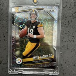 Will Howard Prizm Lazar Rookie Card 