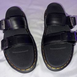 Dr.Martens Airwair Black Platform Unisex Sandals