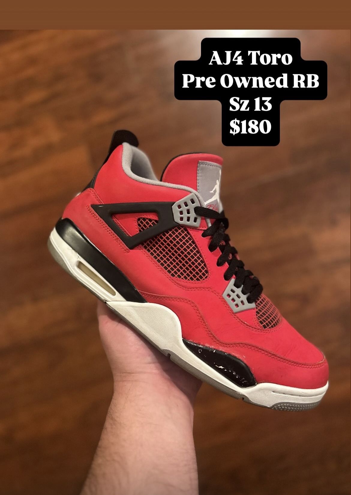 Jordan 4 Toro Size 13