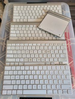 Apple Wireless Magic Keyboard A1314 A1644 Plus A1339 Track Pad Set