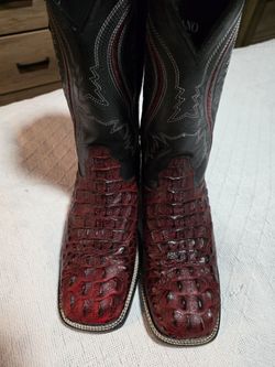 Mens Caiman Hornback Boots