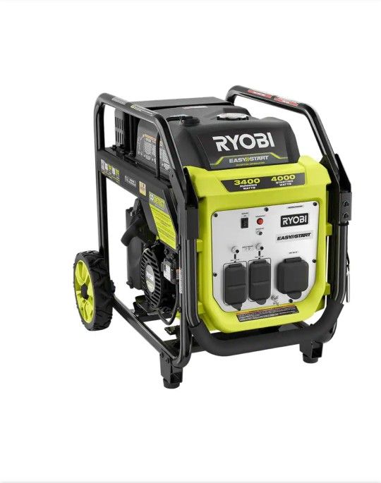 RYOBI
4000-Watt Recoil Start Gasoline Powered Digital Inverter Generator with CO Shutdown