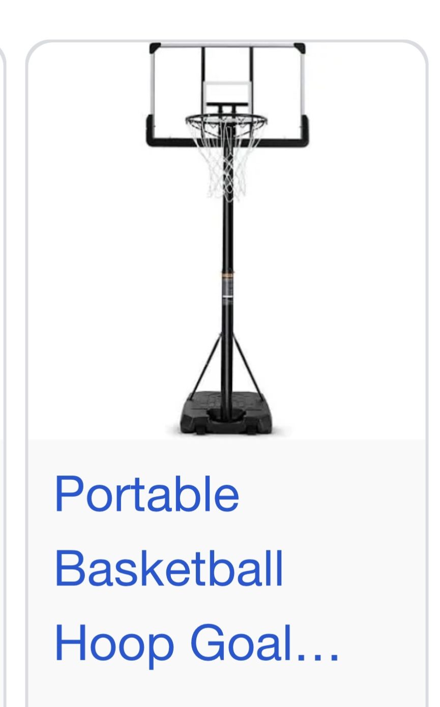 Brand new in the box basketball hoop