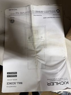 Kichler Wall Sconce Model 37400