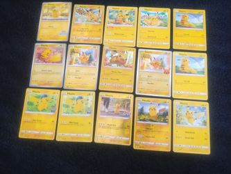 Pikachu Pokémon TCG Card Lot – rare