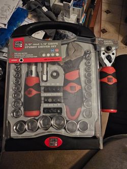 SURE BILT 3/8 & 1/4 STUBBY DRIVER SET