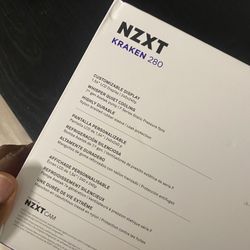 NZXT KRAKEN 280MM Liquid Cooler With LCD display 