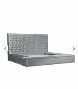 Velvet storage bed frame FULL