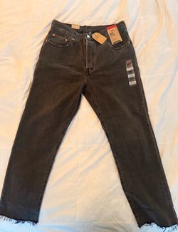 Levi’s Women’s 501 Original Cropped - Black