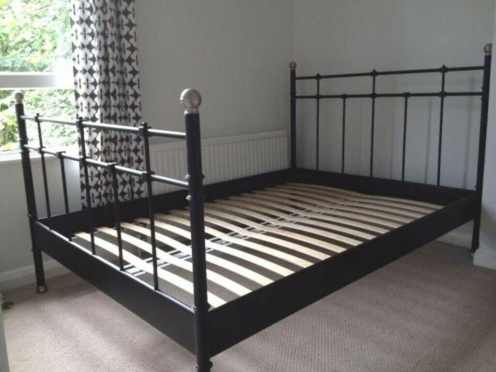 Ikea Svelvik Metal Bed Frame (See Details )