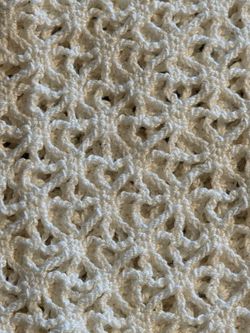 Crocheted item