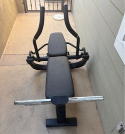 Ab crunch bench