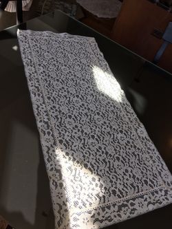 Lace antique dresser topper