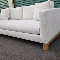 FREE DELIVERY!!! Crate & Barrel "Pacific" White Sofa  ($2K Retail...50%+ OFF!!!)