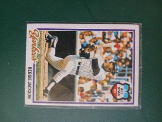 REGGIE JACKSON baseball card