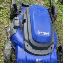 Kobalt electric lawn online mower 120 volt