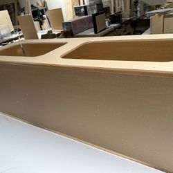 72x24x24 1/2” Thick bare Tank with Holes For FX6