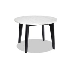 Elm Natural & Marble Round Dining Table